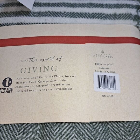 NWT Quagga Blanket Wrap in Cali Stripe - Picture 3 of 8